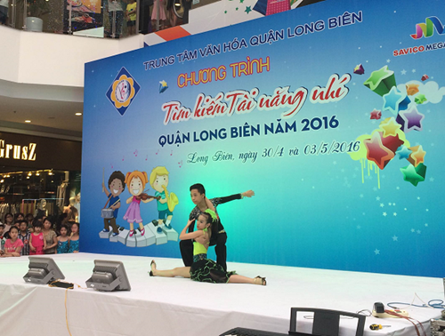 Học sinh trường THCS Đô Thị Việt Hưng tham gia chương trình  Tìm kiếm tài năng nhí  quận Long Biên năm 2016